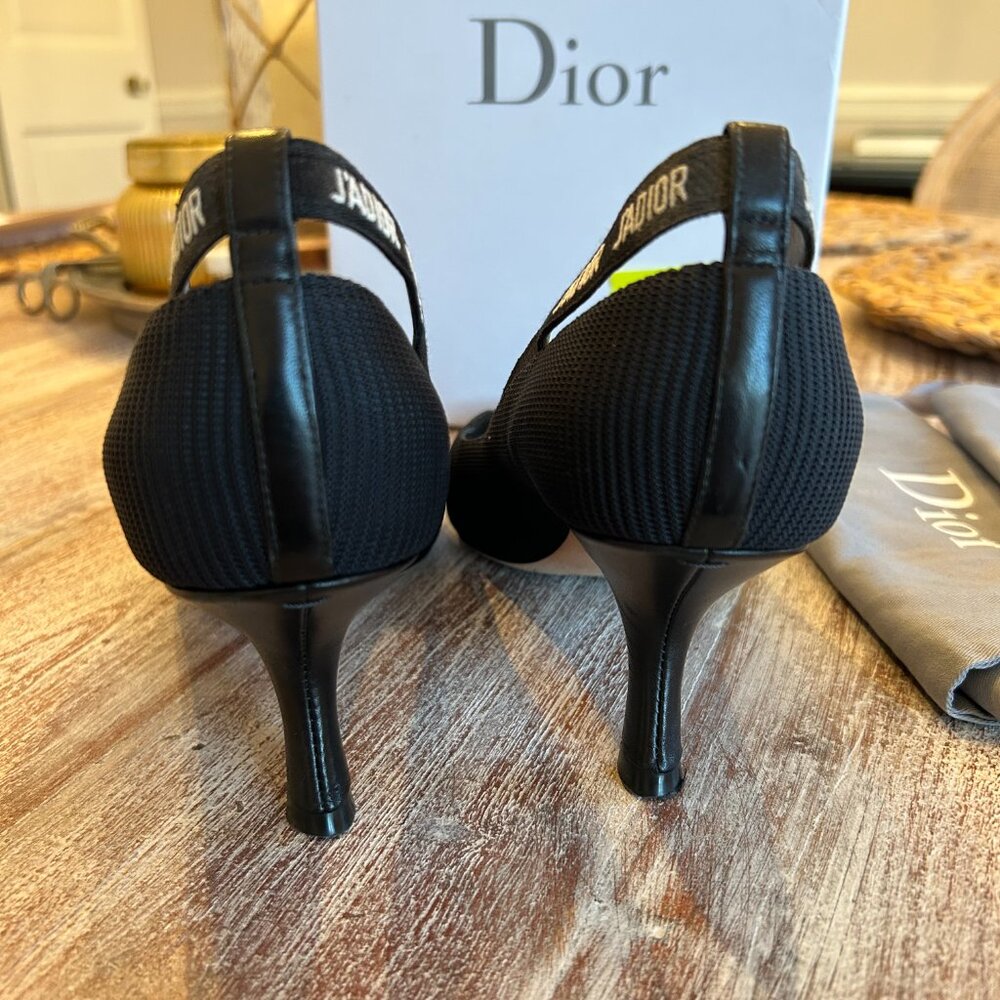 Dior J'ADIOR Kitten Heels, Black, Size 40 - Picture 5 of 8